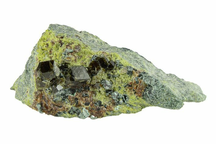 Gemmy Andradite Garnets with Epidote - Afghanistan #290374